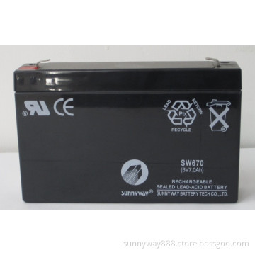 6V7ah Scooter Battery